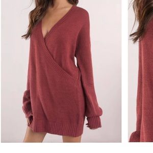 Tobi Winter Romance oversized sweater dress